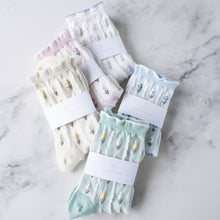 Load image into Gallery viewer, Floral Pastel Socks Tiepology
