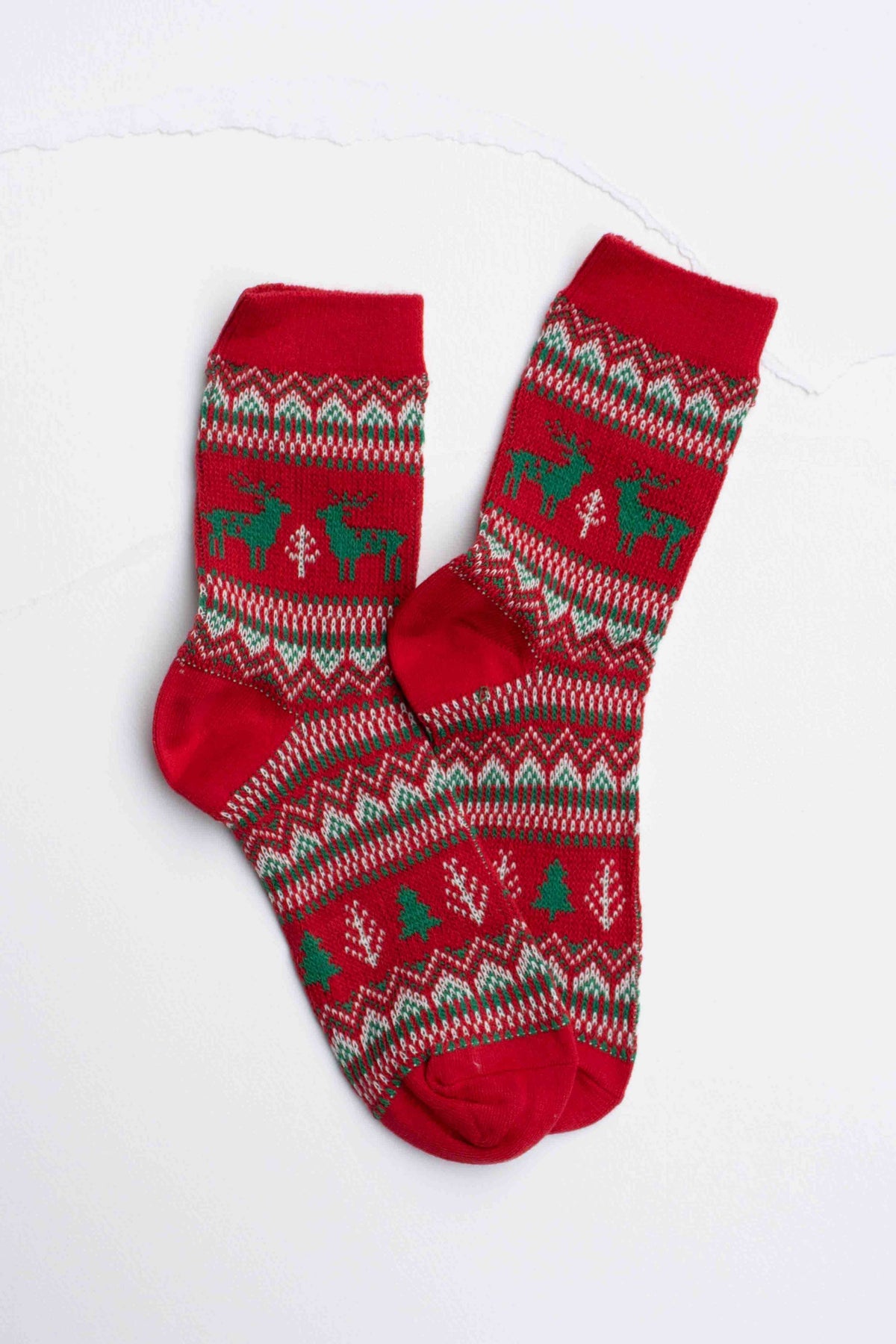 Holiday Deer Casual Socks