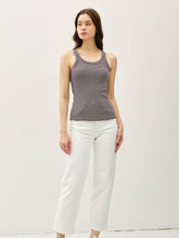 Load image into Gallery viewer, Charcoal Ribbed Tank
