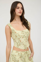 Load image into Gallery viewer, Floral Corset Top
