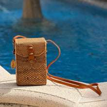 Load image into Gallery viewer, Ata Vine Cell Phone Crossbody Bag

