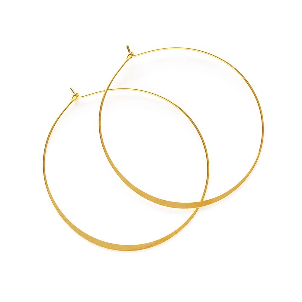 2" Classic Hoop Earrings 
