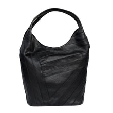 Load image into Gallery viewer, Handcrafted Kiki Leather Shoulder Bag in Black
