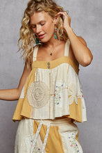 Load image into Gallery viewer, Patch Detail Tank Top
