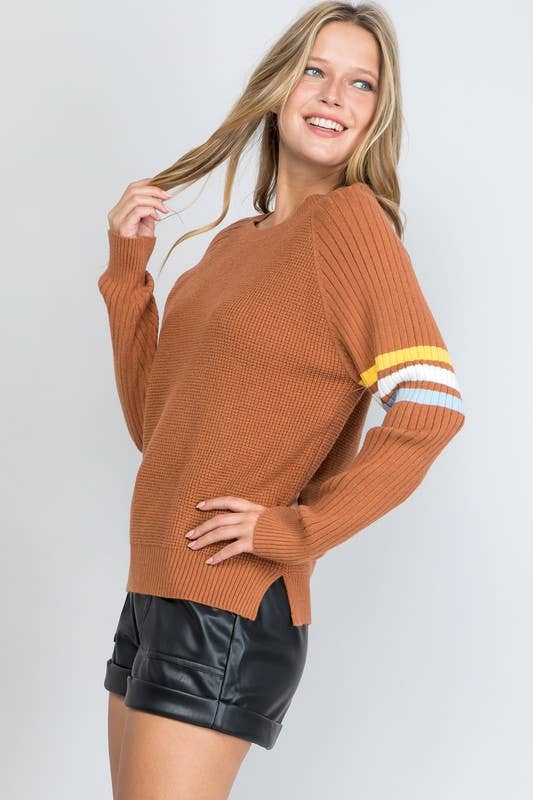 Camel Knit Sweater