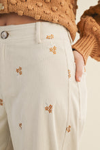 Load image into Gallery viewer, Embroidered Corduroy Pants
