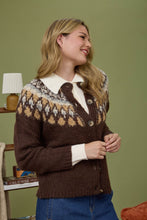 Load image into Gallery viewer, Fair Isle Pattern Sweater Blu Pepper
