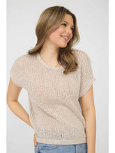 Load image into Gallery viewer, Knit Short Sleeve Sweater Top
