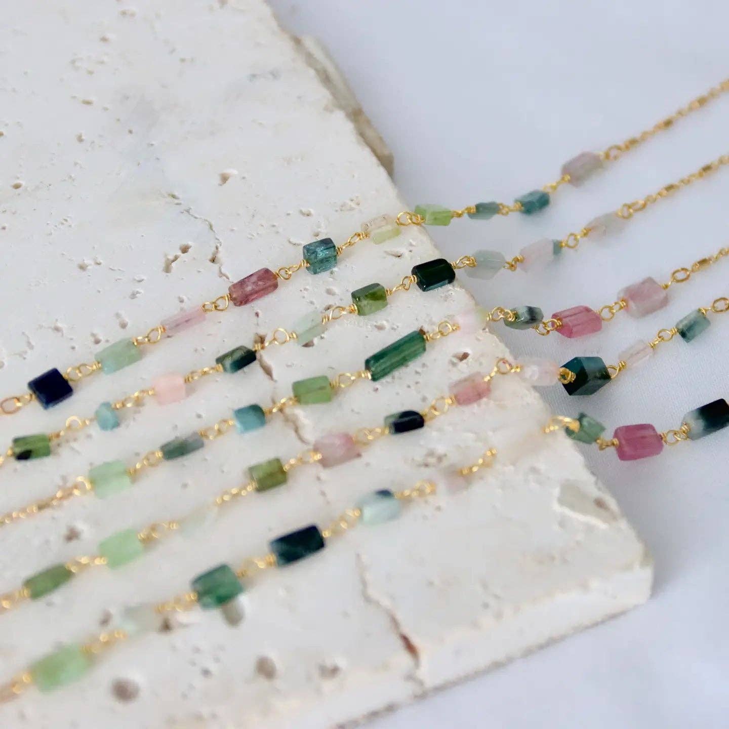 Tourmaline Bar Necklace