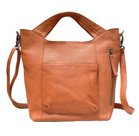 Mason Handcrafted Leather Tote/Crossbody Bag 