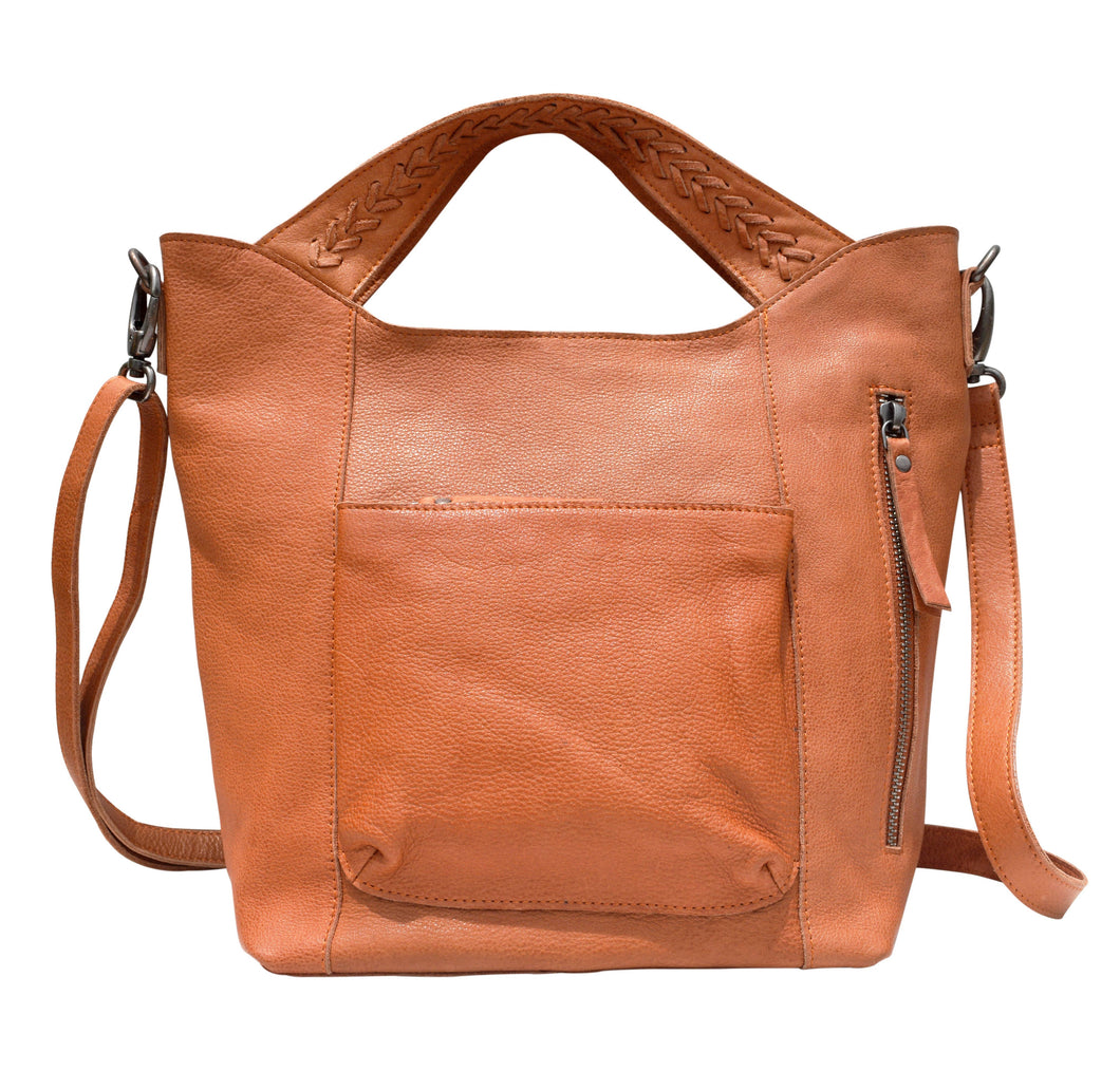 Mason Handcrafted Leather Tote/Crossbody Bag