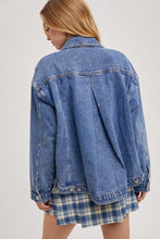 Load image into Gallery viewer, Oversized Denim Jacket
