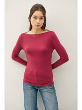 Load image into Gallery viewer, Basic Boat Neck Top
