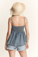Load image into Gallery viewer, Distressed Denim Tank Top
