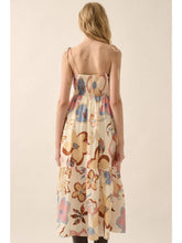 Load image into Gallery viewer, Textured Floral Print Midi Dress
