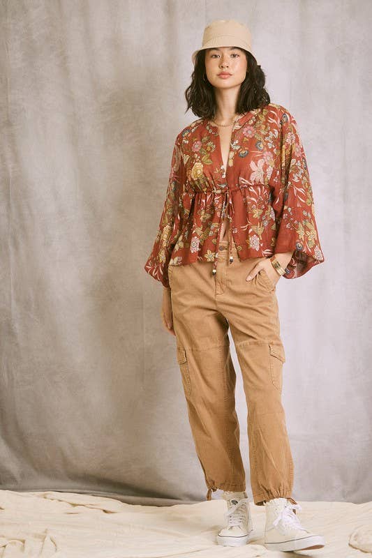 Chiffon Lurex Top