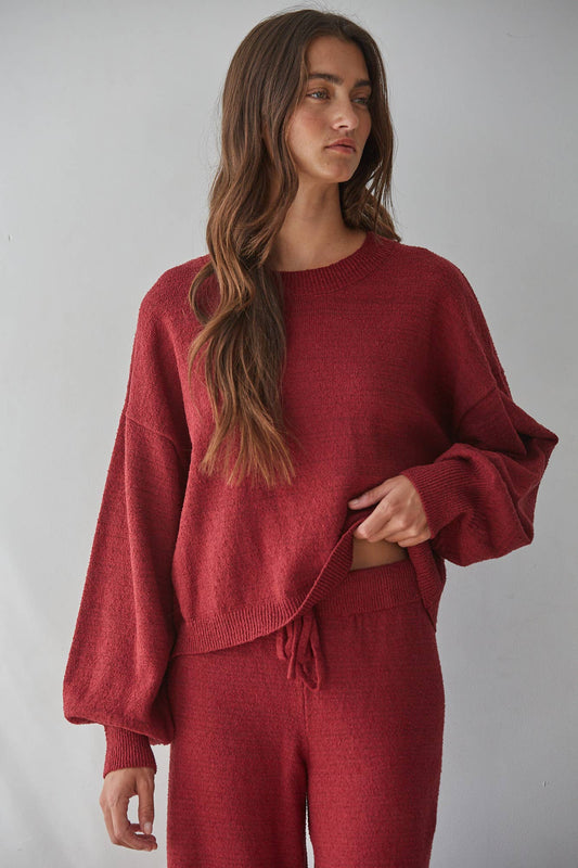 Knit Sweater Long Sleeve Pullover