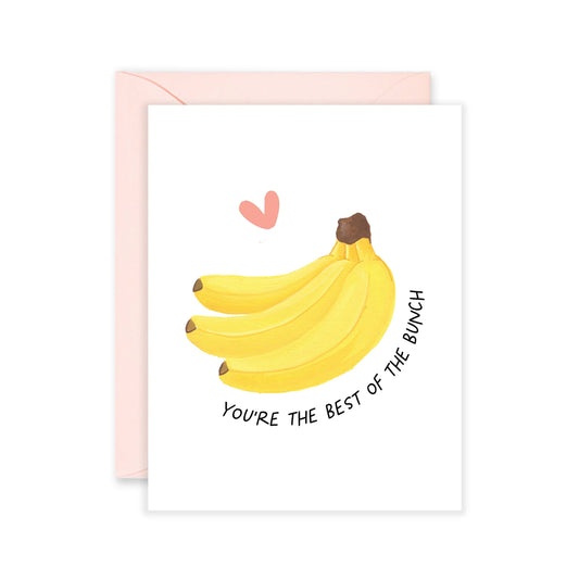 Best of the Bunch Banana Greeting Card 