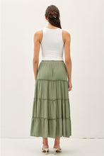 Load image into Gallery viewer, Spruce Tiered Maxi Skirt
