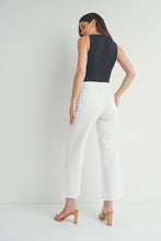 Load image into Gallery viewer, JBD White Slim Wide Leg Jeans
