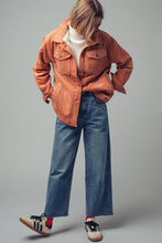 Load image into Gallery viewer, Oversized Sherpa Lined Corduroy Shacket
