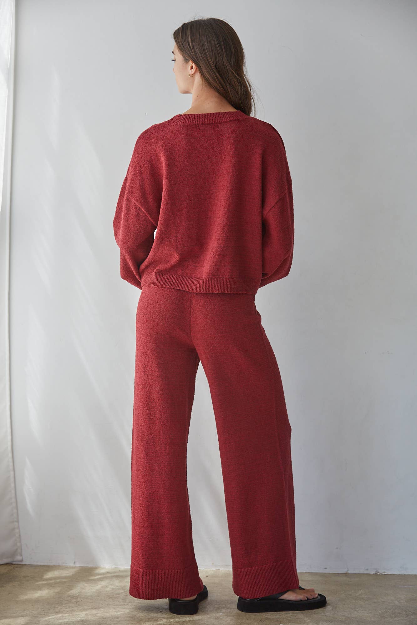 Knit Sweater Long Sleeve Pullover