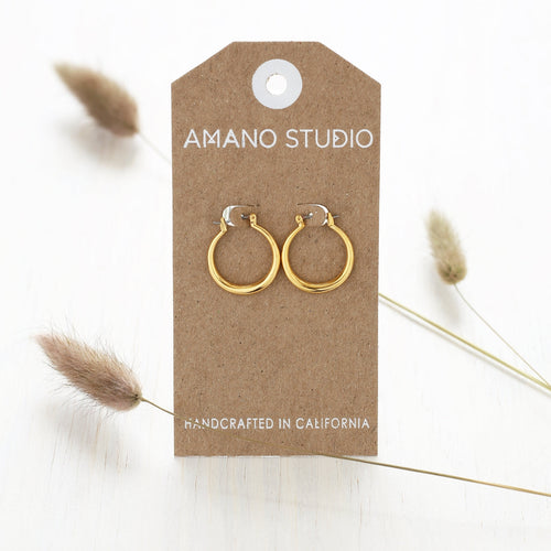 Small Maria Hoop Earrings Amano Studio