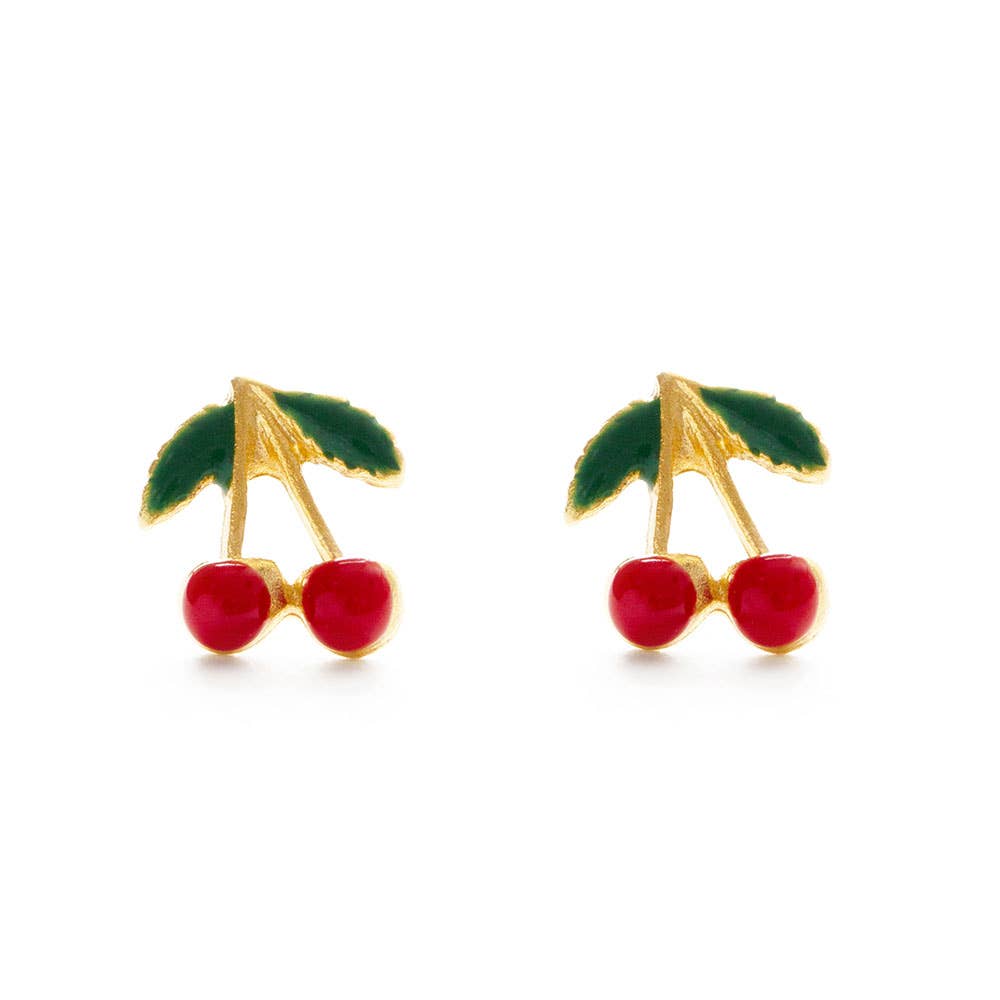 Cherry Stud Earrings 