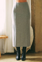 Load image into Gallery viewer, Grey Sweater Maxi Skirt
