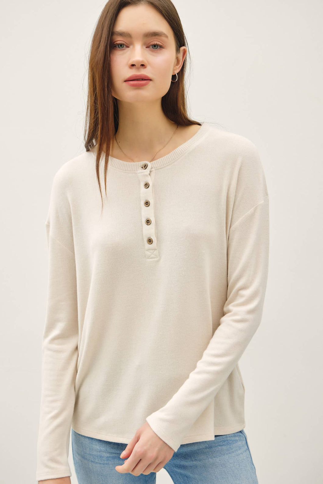 Buttery Soft Henley Top