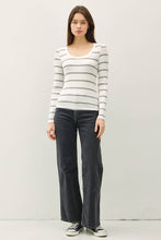 Load image into Gallery viewer, Classic Ribbed Long Sleeve Top
