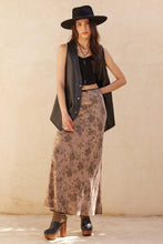 Load image into Gallery viewer, Floral Satin Maxi Skirt
