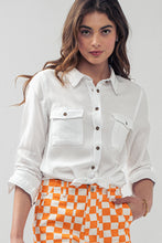 Load image into Gallery viewer, White Button Down Shirt
