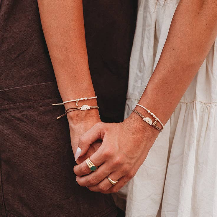 "Forever Friends" Nutral Sun Friendship Hair Tie Bracelets 