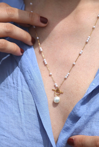 Esti Peal Necklace GeoMetricGem