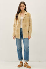 Load image into Gallery viewer, Fuzzy Plaid Coatigan
