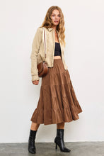 Load image into Gallery viewer, Dark Latte Corduroy Skirt
