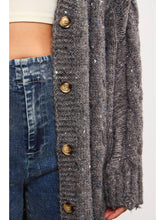 Load image into Gallery viewer, Charcoal Cardigan
