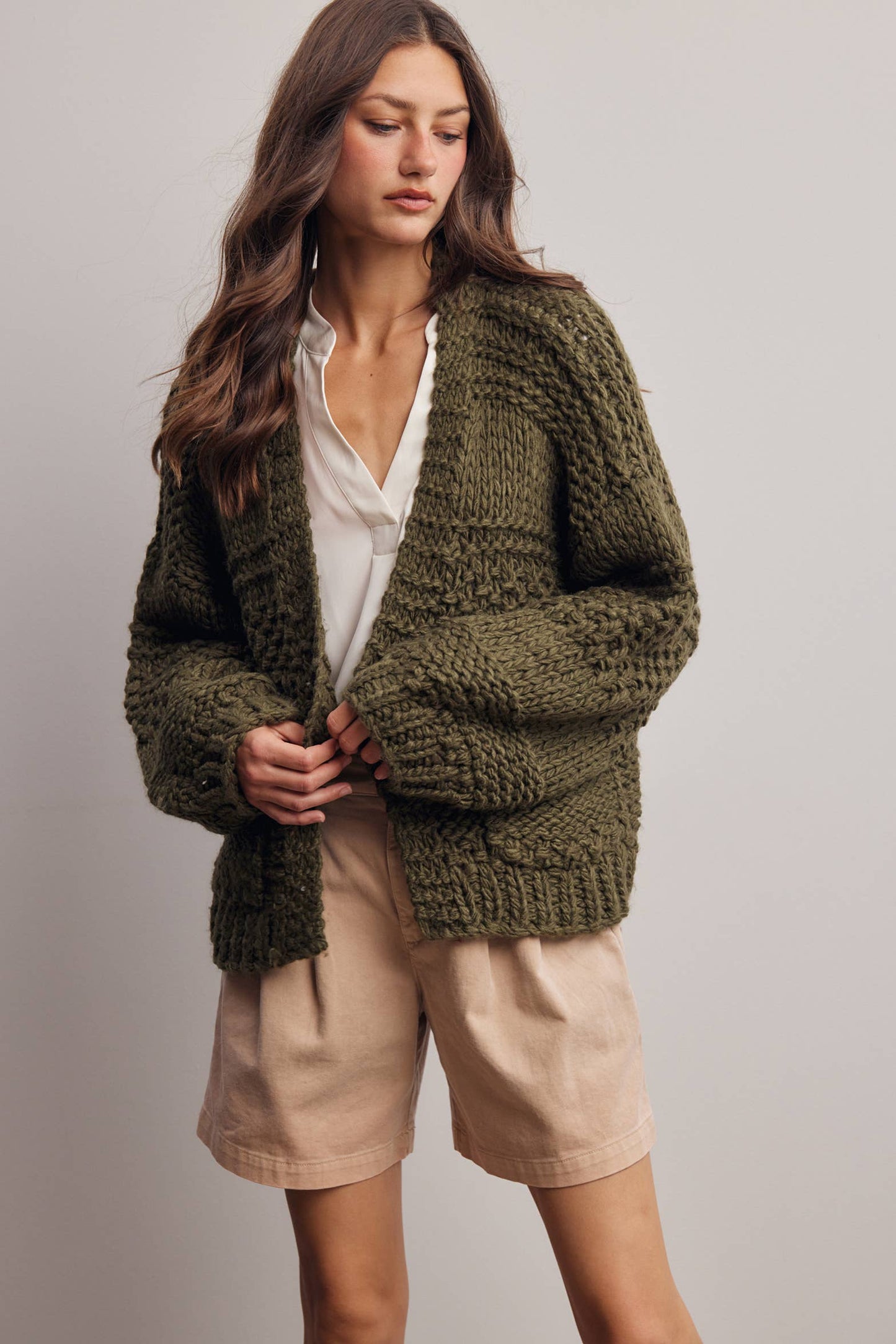 Handmade Chunky Knit Cardigan