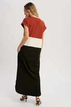 Load image into Gallery viewer, Color Block Maxi Dress BluIvy
