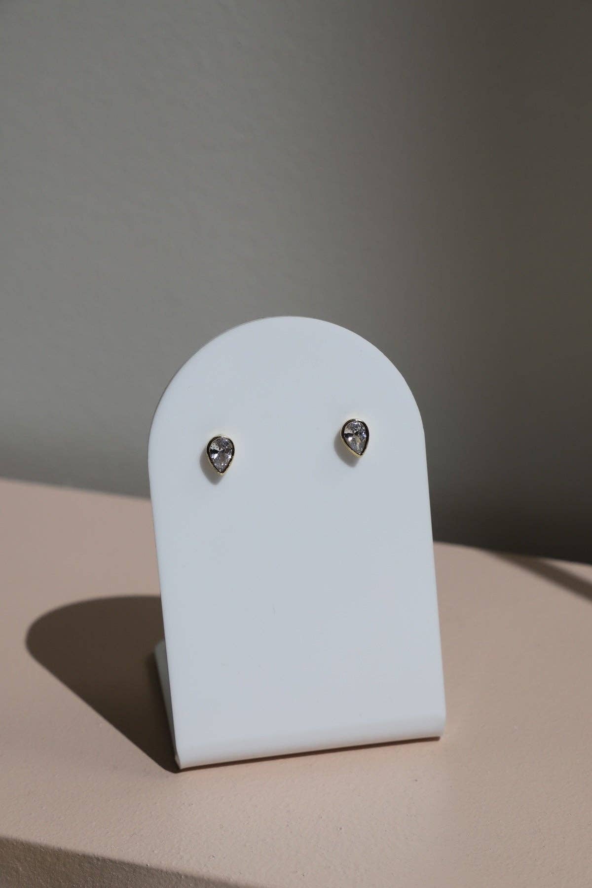 Goldie Pear Stud Earrings