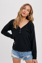 Load image into Gallery viewer, Casual Henley Top
