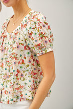 Load image into Gallery viewer, Floral Puff Sleeve Top
