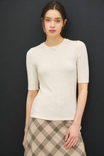Load image into Gallery viewer, Classic Ribbed Crewneck Top
