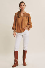 Load image into Gallery viewer, Elegant Ruffled Smocked Blouse
