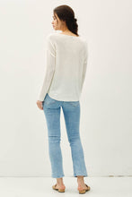 Load image into Gallery viewer, Lightweight Rib Knit Sweater Top
