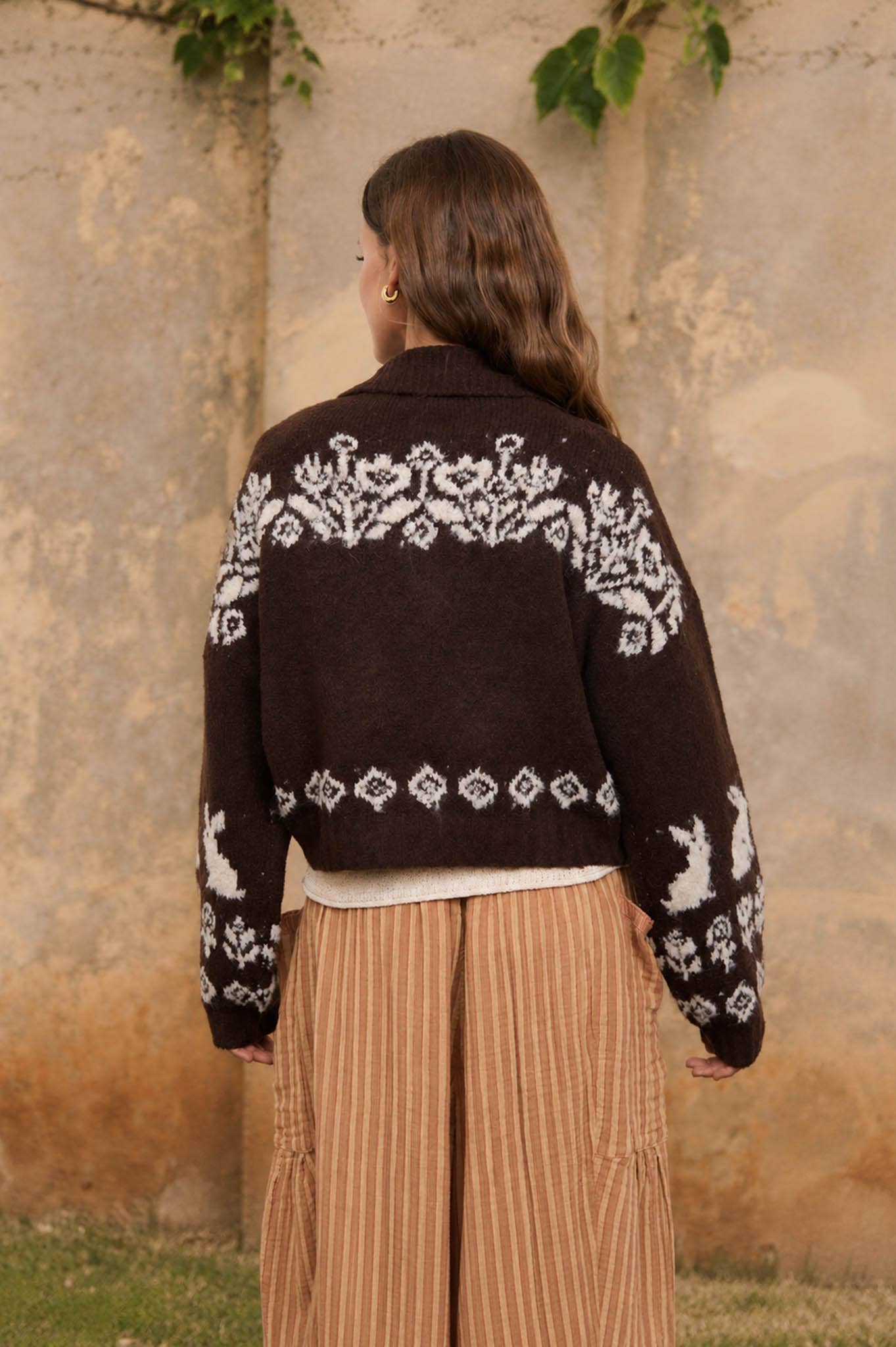 Fall Fuzzy Knit Cardigan with Toggle Closure