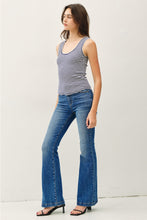 Load image into Gallery viewer, Striped Ribbed Tank Top
