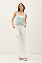 Load image into Gallery viewer, Jade Classic Cotton Slub Vest

