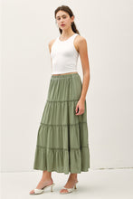 Load image into Gallery viewer, Spruce Tiered Maxi Skirt
